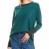 Sweaters * | Forte Cashmere Special Style Hi-Low Cashmere Sweater Women