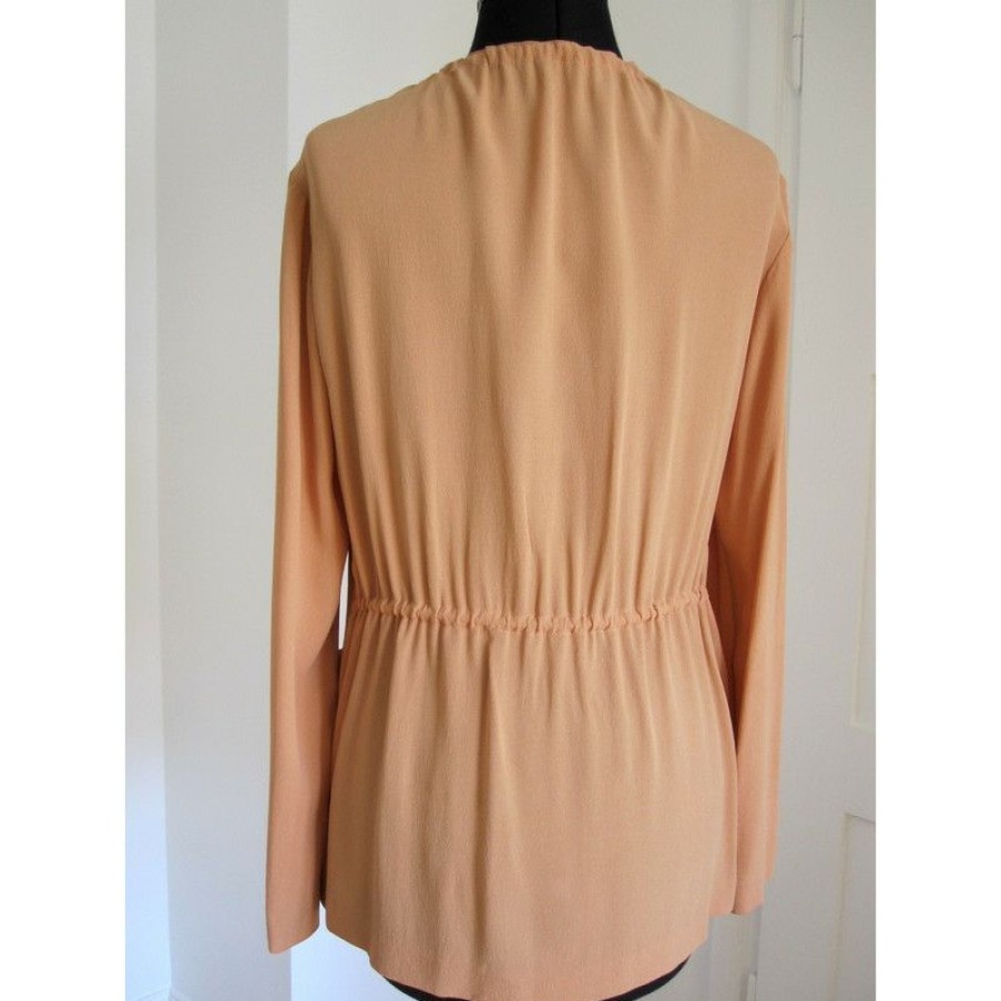 Clothes * | Derek Lam Top Silk In (Size M) Cheap Nude