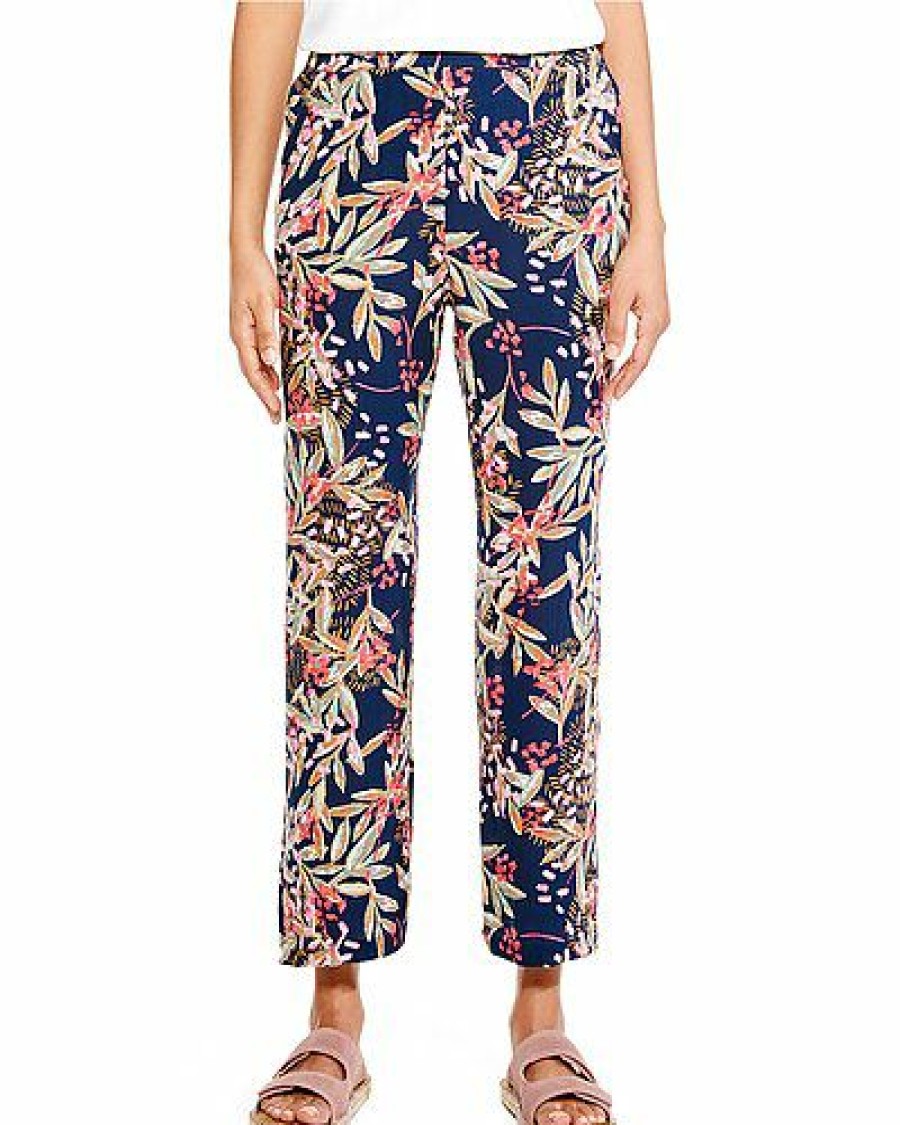 Clothes * | Nic+Zoe Top Sellers Cherry Blossom Wide Leg Pant Women