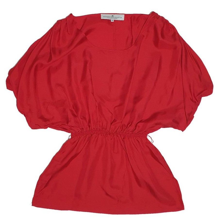 Clothes * | Designers Remix Top Silk In (Size S) Low Price Red