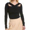 Sweaters * | Bcbgmaxazria Discount Online Cross Neck Sweater Women