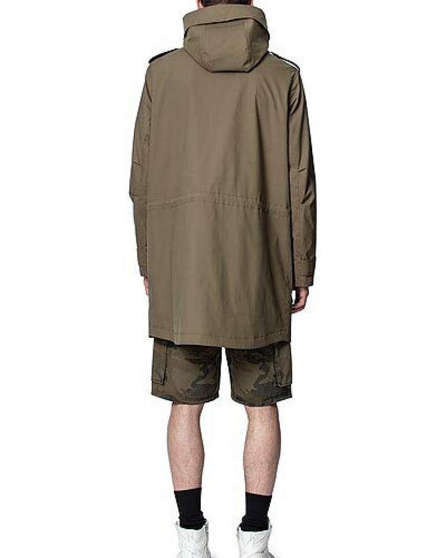 Outerwear * | Zadig & Voltaire Limited Edition Kangou Soft Parka Coat Men