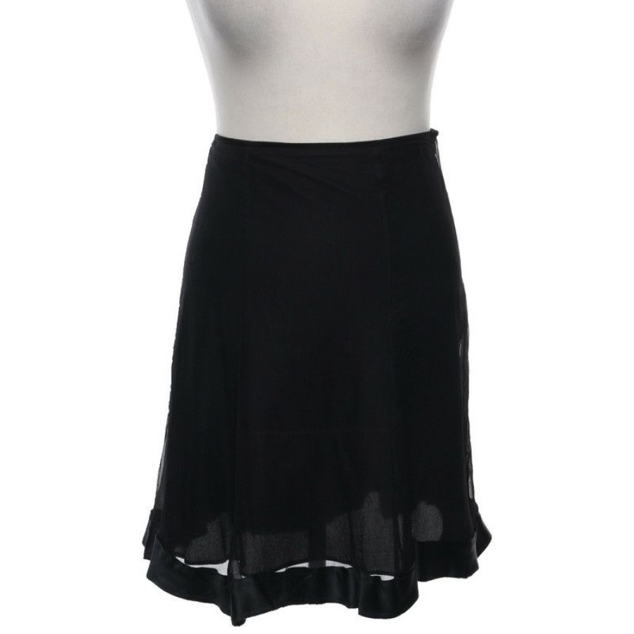 Clothes * | D. Exterior Skirt Silk In (Size Xs) Latest Fashion Black